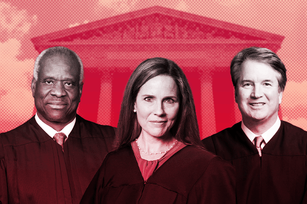 Amy Coney Barrett, Clarence Thomas, Brett Kavanaugh