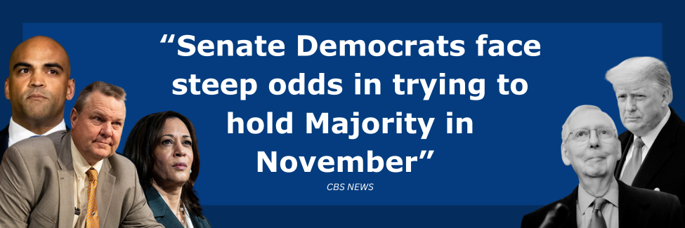 Senate Democrats face steep odds in trying to hold majority in November