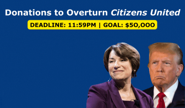 Donations to overturn Citizens United