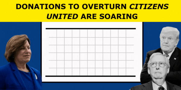 Donations are soaring for our Constitutional Amendment!
