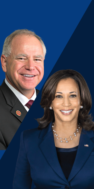 Kamala Harris + Tim Walz