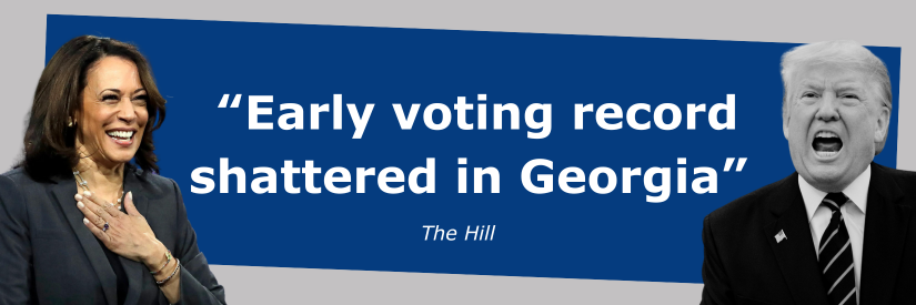 The Hill: Early voting record shattered in Georgia