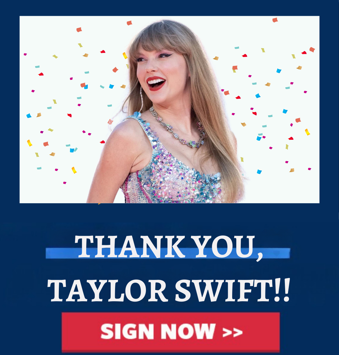 THANK YOU, TAYLOR SWIFT!!!