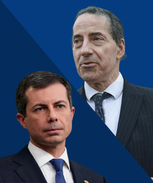 Pete Buttigieg and Jamie Raskin