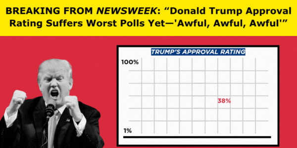 Newsweek: Donald Trump Approval Rating Suffers Worst Polls Yet—'Awful, Awful, Awful'