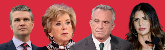 Pete Hegseth, Linda McMahon, RFK Jr., Kristi Noem