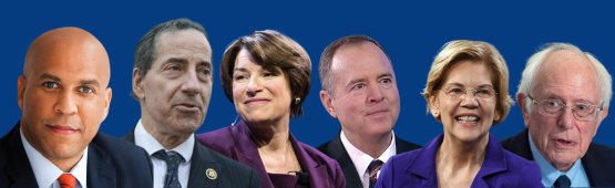 ECU Dems: Cory Booker, Jamie Raskin, Amy Klobuchar, Adam Schiff, Elizabeth Warren, Bernie Sanders
