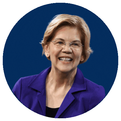 Elizabeth Warren, Amy Klobuchar, Raphael Warnock