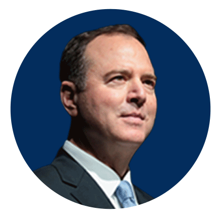 Adam Schiff, Katie Porter and Barbara Lee