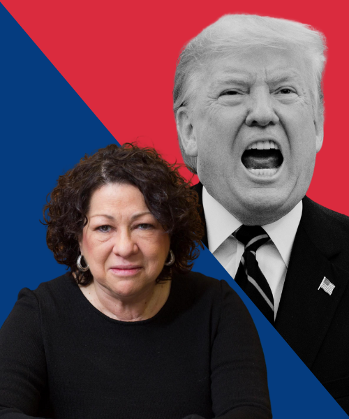 Justice Sonia Sotomayor & Donald Trump