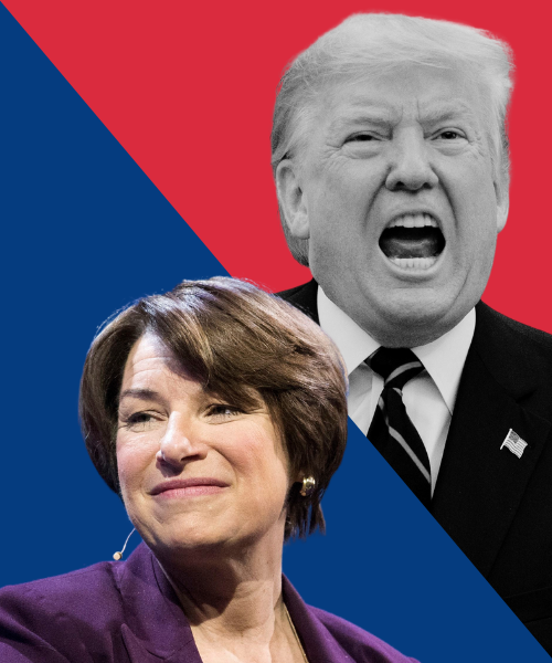 Amy Klobuchar/Donald Trump